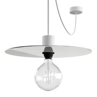 Creative Cables Elegant - hanglamp - Ø 40 x 514,8 cm - IP65 - wit