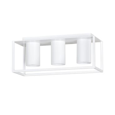 Emibig Tiper 3 - plafondverlichting - 36 x 15 cm - wit