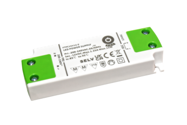 FTPC LED driver - 12Vdc/230V - 10,3 x 3,55 x 1,6 cm - 15W