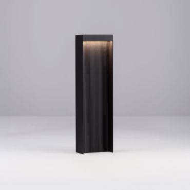 Nova Luce Alley - tuinpaal - 14 x 50 x 8 cm - 8W LED incl. - IP65 - donker antraciet