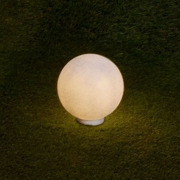 Nova Luce Moon - spot op piek - Ø 30 x 30 cm - IP65 - wit