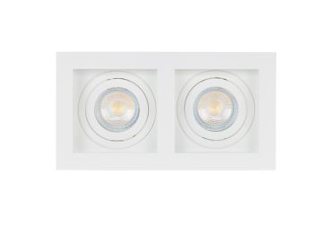 Projectlight Bloq 2L - inbouwspot - 180 x 100 mm, 171 x 92 mm inbouwmaat - wit
