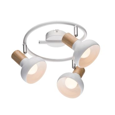 SHOWROOMMODEL - Elmark Addy - plafondspot 3L - Ø 25 x 16,5 cm - wit