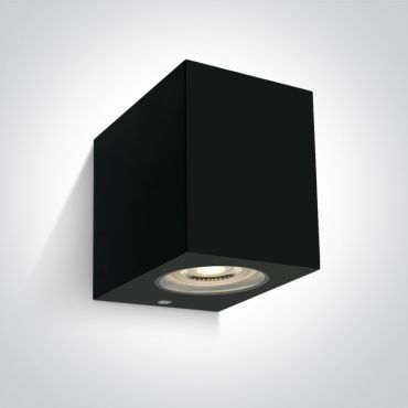 ONE Light GU10 Outdoor Cube Lights - buiten wandverlichting - 7 x 9 x 9 cm - IP65 - zwart