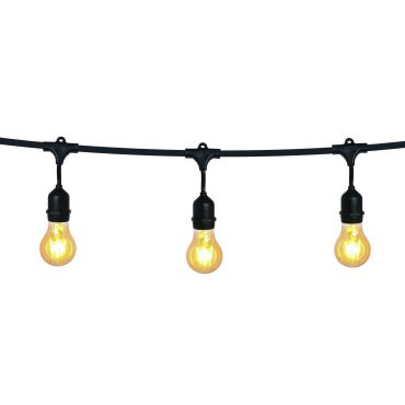 ONE Light - lichtsnoer - 8,5 meter - E27 - IP44 - zwart