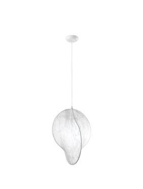Nova Luce Esperia - hanglamp - Ø 53 x 215 cm - zandwit