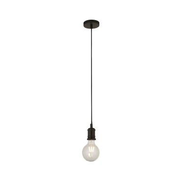 Searchlight Suspension - hanglamp - Ø 9,8 x 150 cm - mat zwart