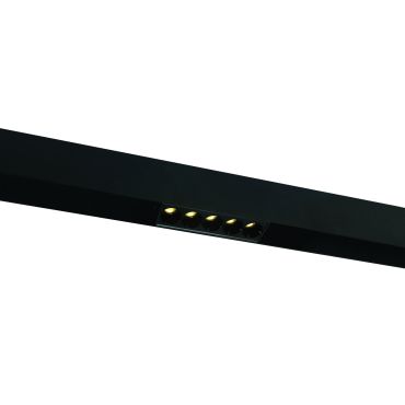 ONE Light magnetisch railsysteem MAXI - linear - railspot - 13,8 x 3,7 x 4,7 cm - 12W LED incl. - zwart