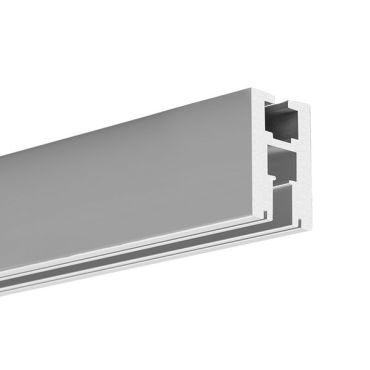 KLUS EX-ALU - LED-profiel voor glazen wanden met een dikte van 6mm - 2,15 x 3,44 cm - aluminium