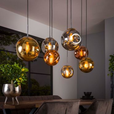 Vico Stellar - hanglamp - 130 x 30 x 150 cm - glas