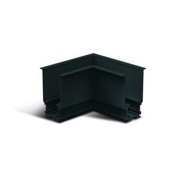 ONE Light magnetisch railsysteem MAXI - horizontaal inbouwhoekprofiel - 11 x 7,5 x 5 cm - zwart