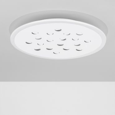 Nova Luce Astro - plafondlamp met afstandsbediening - Ø 45 x 5 cm - 30W dimbare LED incl. - zandwit