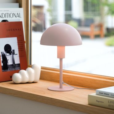 Nordlux Ellen Mini - tafellamp - Ø 16 x 25 cm - licht roze