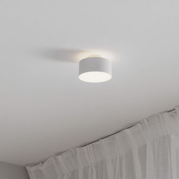Nova Luce Ozen - plafondlamp - Ø 14 x 8,8 cm - 24W LED incl. - zandwit