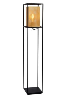SHOWROOMMODEL - Lucide Sansa - Vloerlamp - 22 x 22 x 120 cm - zwart