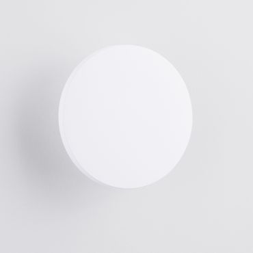 Nova Luce Tower - buiten wandverlichting - Ø 16,5 x 5,8 cm - 8W LED incl. - IP65 - zandwit
