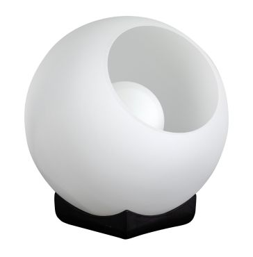 ETH Orb Opal - tafellamp - Ø 25 x 31 cm - zwart en wit