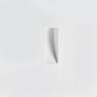 Nova Luce Cirocco - inbouw wandverlichting - 17 x 8 cm - wit gips