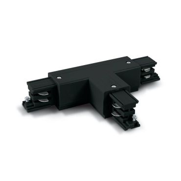ONE Light Square Track Accessories - T-connector links - 3-fase railsysteem - 16A - zwart