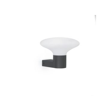 Faro Blub's - wandverlichting - 26 x 27 x 20,5 cm - IP44 - donkergrijs
