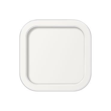 ETH Loïs - plafondlamp - 20 x 20 x 5 cm - 3 stappen dimbaar - 15W LED incl. - IP44 -  wit