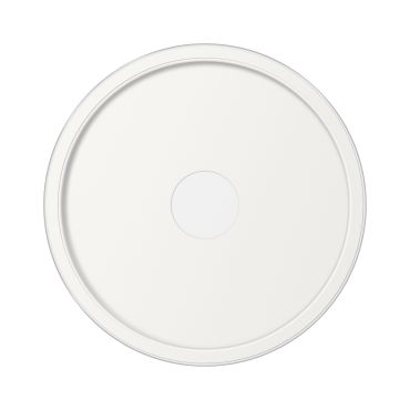 ETH Loïs - plafondlamp - Ø 40 x 6 cm - 3 stappen dimbaar - 30W LED incl. - IP44 -  wit