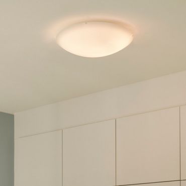 Nordlux Standard - plafondlamp - Ø 37,8 x 9,9 cm - wit
