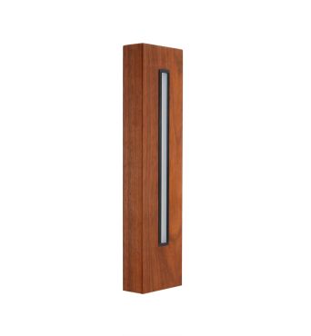 Lichtkoning Padoek Line S - tuinpaal - 4 x 8,8 x 35 cm + 15 cm voet - 2,4W dimbare LED incl.  - IP65 - padoek