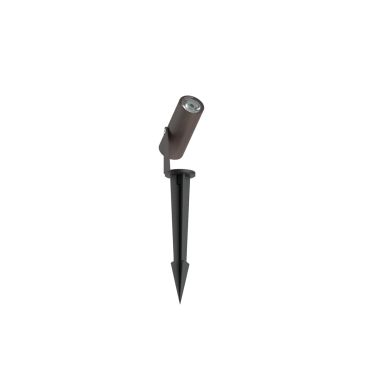 VK Lighting Sui - spot op piek - Ø 3 x 7,2 cm - 3W LED incl. - IP65 - roestbruin