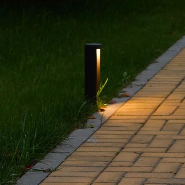 Lucide Combo - tuinpaal - Ø 9 x 25 cm - 9W LED incl. - IP54 - zwart
