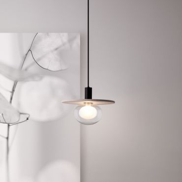 Nova Luce Vrahos - hanglamp - Ø 29,5 x 160 cm - beige terrazzo