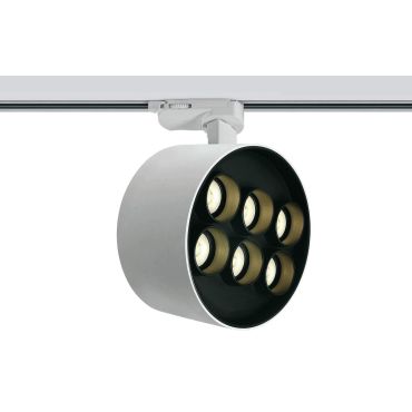 ONE Light Dark Light Tubes - rail spot - 3-fase railsysteem - Ø 13,5 x 7,7 cm - 36W LED incl. - wit