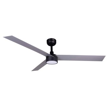 Faro Cruiser XL - plafondventilator met licht - Ø 160 cm - mat zwart en aluminium