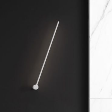 Nova Luce Synthesi -  wandlamp - 6 x 10 x 90 cm - 23W LED incl. - zandwit