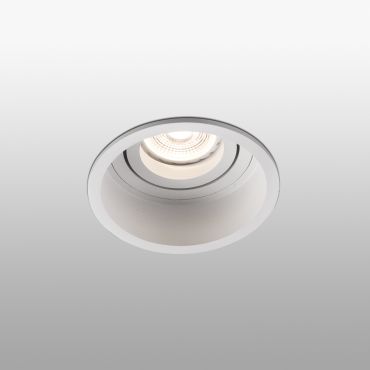 Faro Hyde - inbouwspot - Ø 89 mm, Ø 83 mm inbouwmaat - mat wit