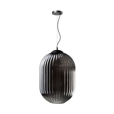 ETH Glamm - hanglamp - Ø 40 x 175 cm - zwart