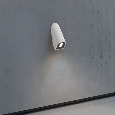 Nova Luce Soren - buiten wandverlichting - 4 x 9,7 x 5,8 cm - 3W LED incl. - IP65 - zandwit