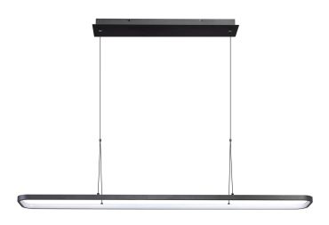 ETH Avenue - hanglamp - 120 x 20 x 200 cm - 36W LED incl. - zwart
