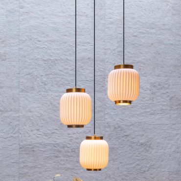 Lucide Gosse - hanglamp - 40 x 40 x 170 cm - wit