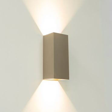 Artdelight Dante XL - wandverlichting - 9 x 10 x 24 cm - champagne