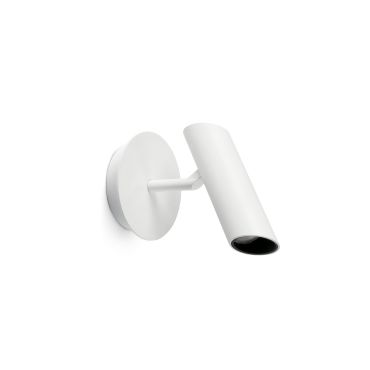 Faro Leo - opbouwspot - Ø 10 x 16 cm - 7W LED incl. - mat wit