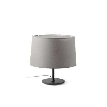 Faro Windsor - tafellamp - Ø 48,5 x 51 x 29 cm - mat zwart en grijs