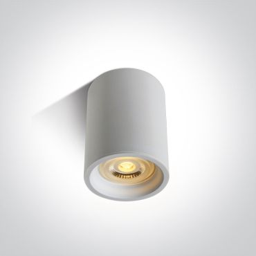 ONE Light Dark Light Cylinders - plafondverlichting - Ø 7 x 10 cm - wit
