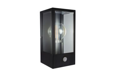 Integral LED Prato - buiten wandlamp met bewegingssensor  - 11,5 x 11,3 x 23,7 cm - IP44 - zwart