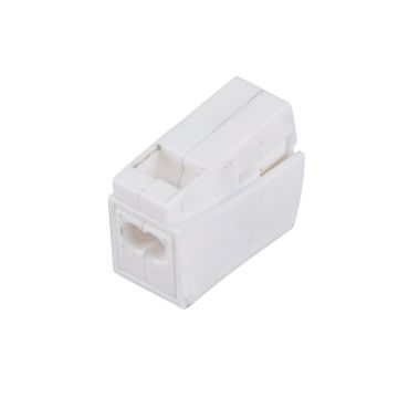 Elmark connector - voor kabels tot 2,5mm - wit