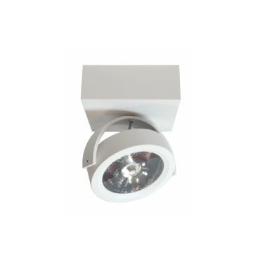 Artdelight Dutchess LED - opbouwspot 1L - 12,8 x 12,8 x 18 cm - 13W dimbare LED incl. - wit