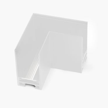 Faro Neso - L opbouw connectie stuk - magnetisch railsysteem - wit