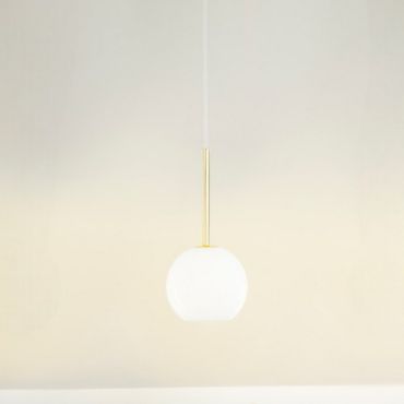 Nordlux Franca 13 - hanglamp - Ø 13 x 27,5 cm - messing