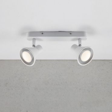 Nordlux Eik 9 - opbouwspot 2L - 28,5 x 8,6 cm - wit