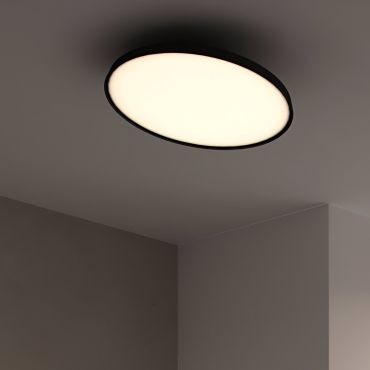Design for the People Kaito 2 Pro 40 - plafondverlichting - Ø 38,5 x 11,8 cm - 24W dimbare LED incl. - zwart